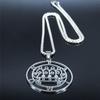 Stainless Steel Lucifer Sigil Necklace Baphomet Stamp Jewelry PAIMON Key Satanic Gothic N3521S03