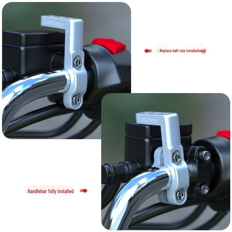 Multifunctional Handlebar Clamp: Auxiliary Spotlight, Bracket, Rod, Tube for Motorcycle EV