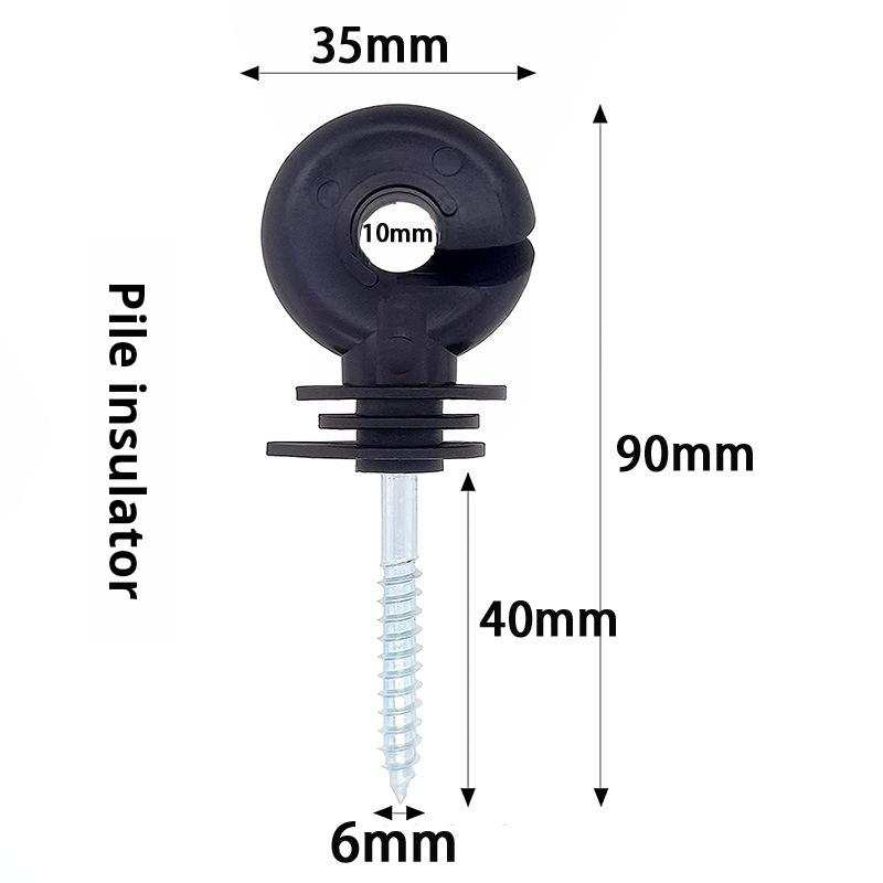 200m Roll Electric Fence Rope with Steel Poly Rope for Horse Animal Fencing,Ultra Low Resistance Wire with Insulator Suit Tool