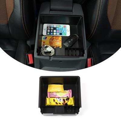 Sauicemy Ford Ranger Compatible Console Storage Storage Armrest Box Storage Organizer Center Console Storage Storage Car Storage Cell Phone Small Item