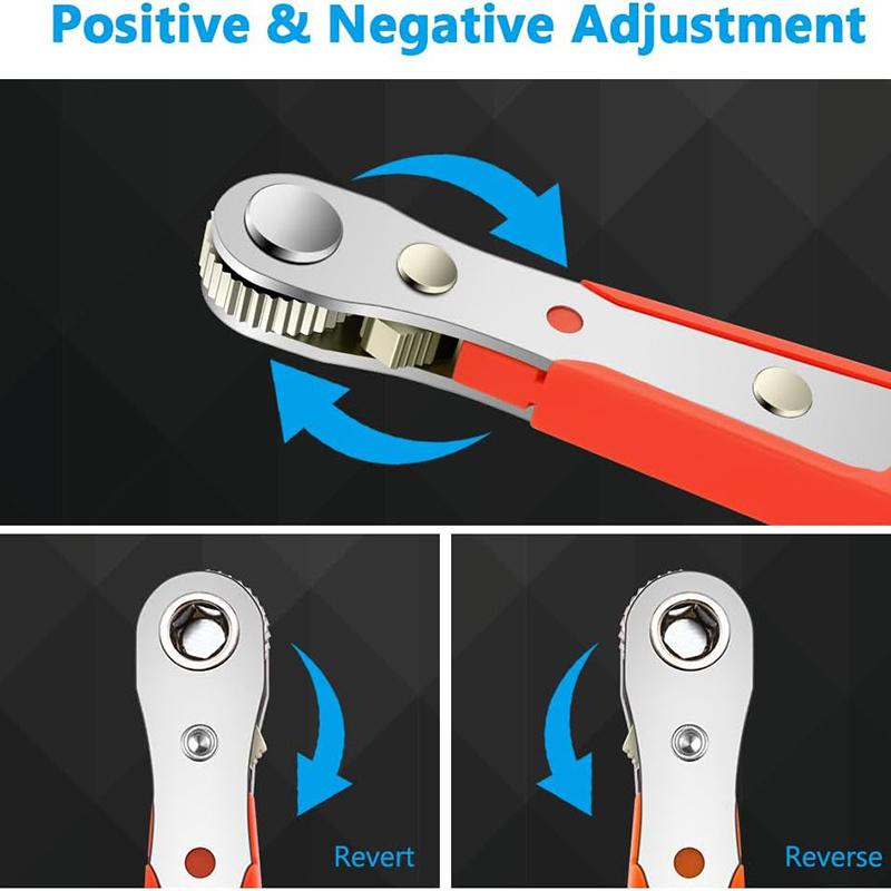 New L-shaped Ratchet Screwdriver 36-tooth Small Space Turning Wrench Durable Mini Right Angle Screwdriver Home