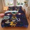 3Pcs Halloween Night Adventure Bedding Sets For All Sizes New 3D Printed Bed Cover Comforter Duvet Cover Pillowcase Bedroom Decoration