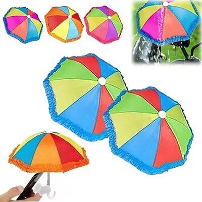 Zartes Telefon-Regenschirm-Sonnenschutz mit Saugnapf, Regenschutz, Telefonständer, UV-Schutz, Mini-Regenschirm