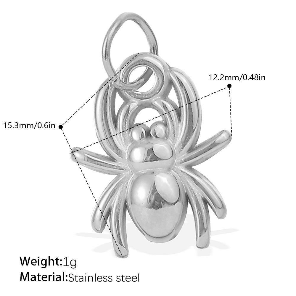 Beach Wind Delicate Inlaid Rhinestones Starfish Coconut Tree Pendant Diy Necklace Pendant Stainless Steel Bracelet Accessories