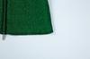 SALAD BAGUNI Two-Tone Collared Neck Two-Way Knit Zip-Up - Green Black