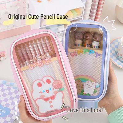 Estuche Escolar Creativo Estilo Japonés de Gran Capacidad para Niñas