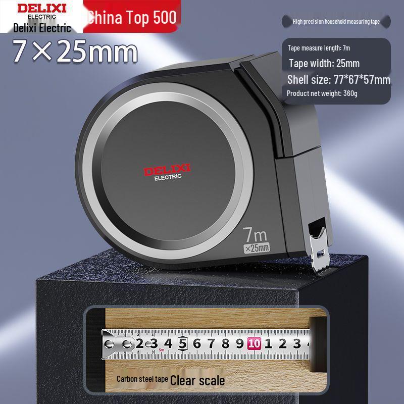 Прочная 5-метровая электрическая стальная рулетка - Утолщенная, износостойкая, ударопрочная, идеально подходит для дизайнеров.