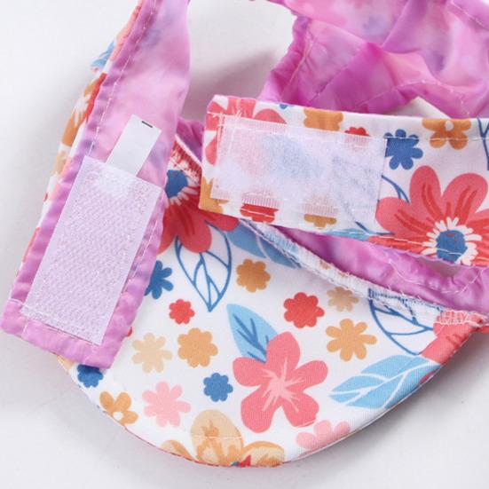 Dog Baseball Cap Summer Pet Beach Visor Hat with Ear Holes Adjustable Outdoor Sunbonnet Outfit for Small Medium Dogs Cats