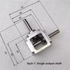 A84E-Spiral Bevel Gear 1M 20T 8MM Reducer Right Angle Drive Gearbox 1:1 Cross Commutator