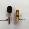 Material Cupru Filet Masculin 8mm Adaptor Capac Supapă Aer pentru Rezervor Apă Rezervă 21L, Adaptor Pompa Aer M8 pentru Bidon Apă Umflare Aer