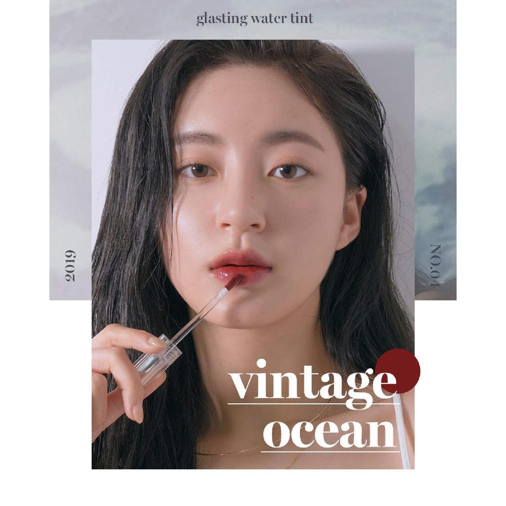 TOENCOUNTER Glasting water tint Lipstick Korean cosmetics Makeup rom&nd (Rose Stream)