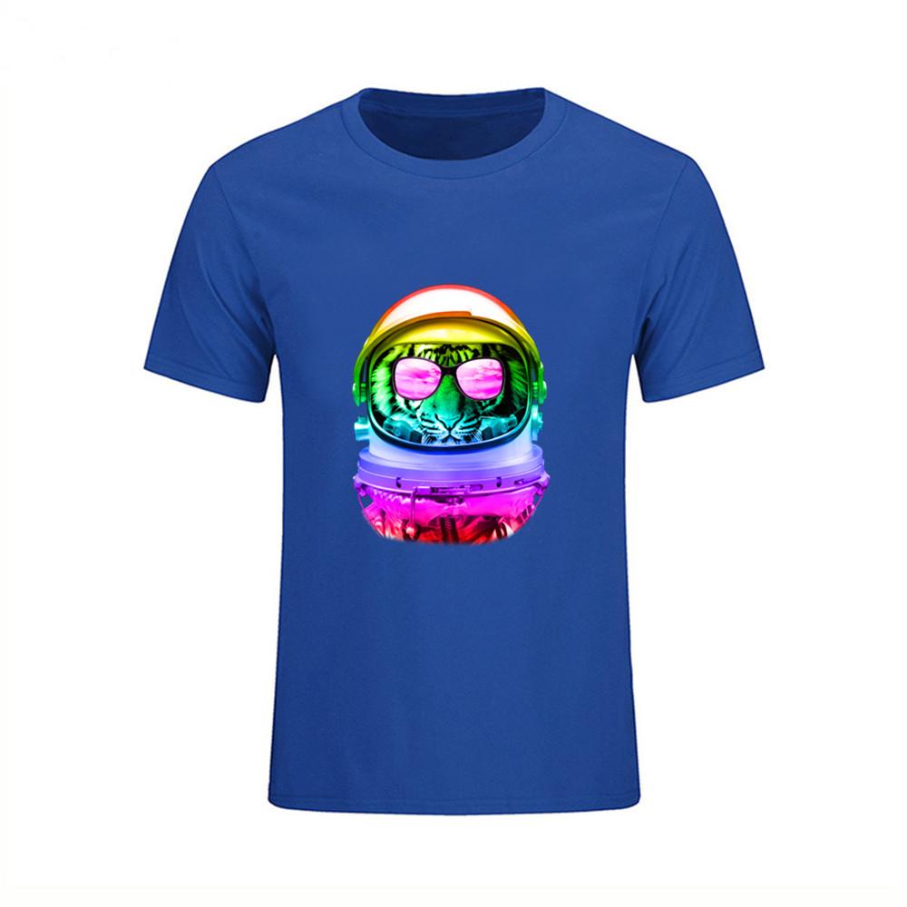 Men S T Shirt Fashion White Black 3D Print Cool Space Male T Shirt 100