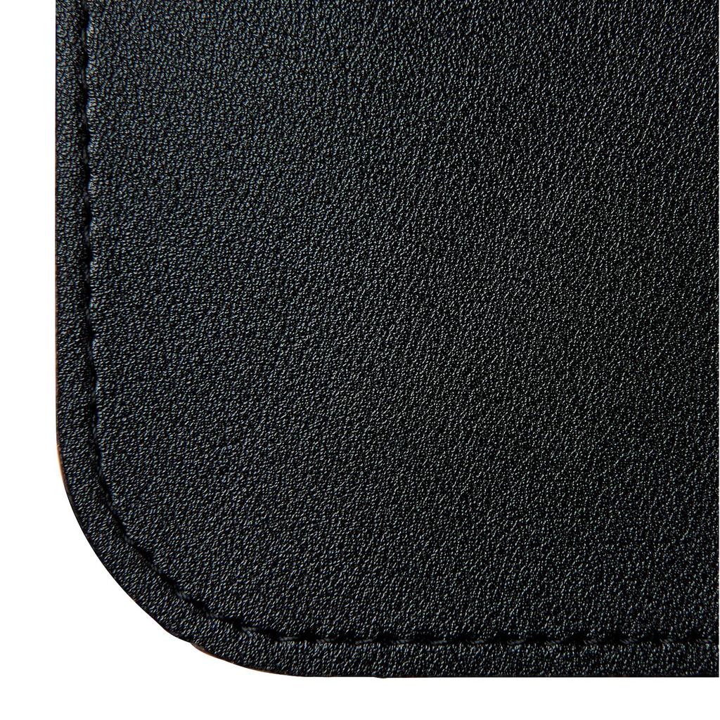 ELECOM Desk Mat Mouse 800mm X 400mm X Expandable for Larger Desk Interior Black Pad, (W) (D) 1.8mm (H), Leather, Use, Organization, Style, MP-DM03BK