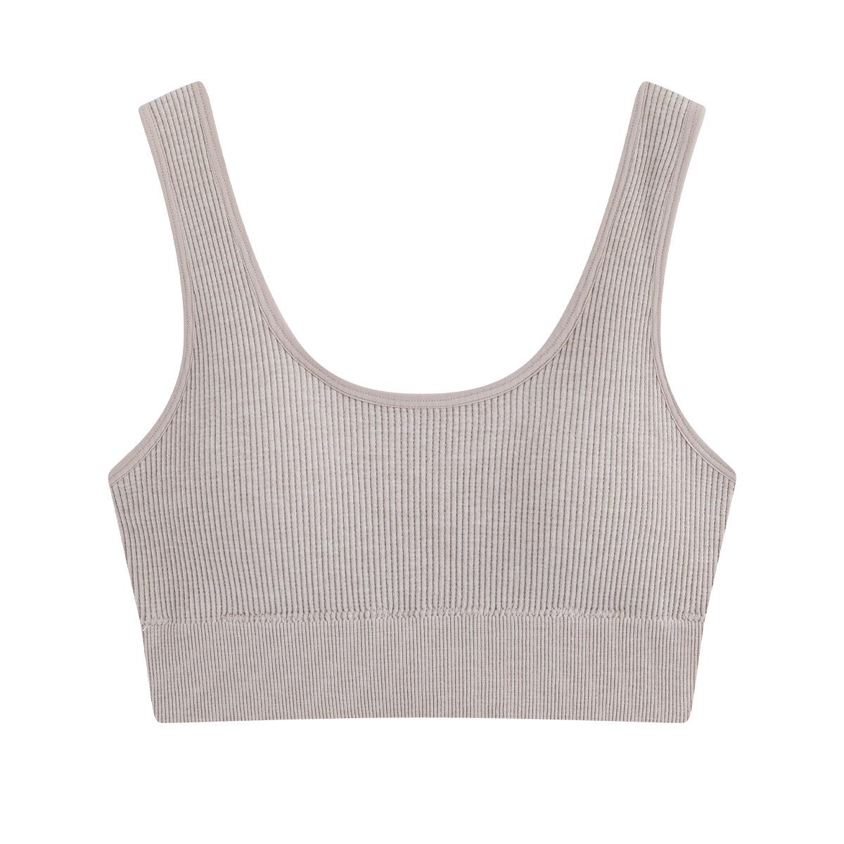 Seamless Knit Sports Bra for Yoga & Fitness S
