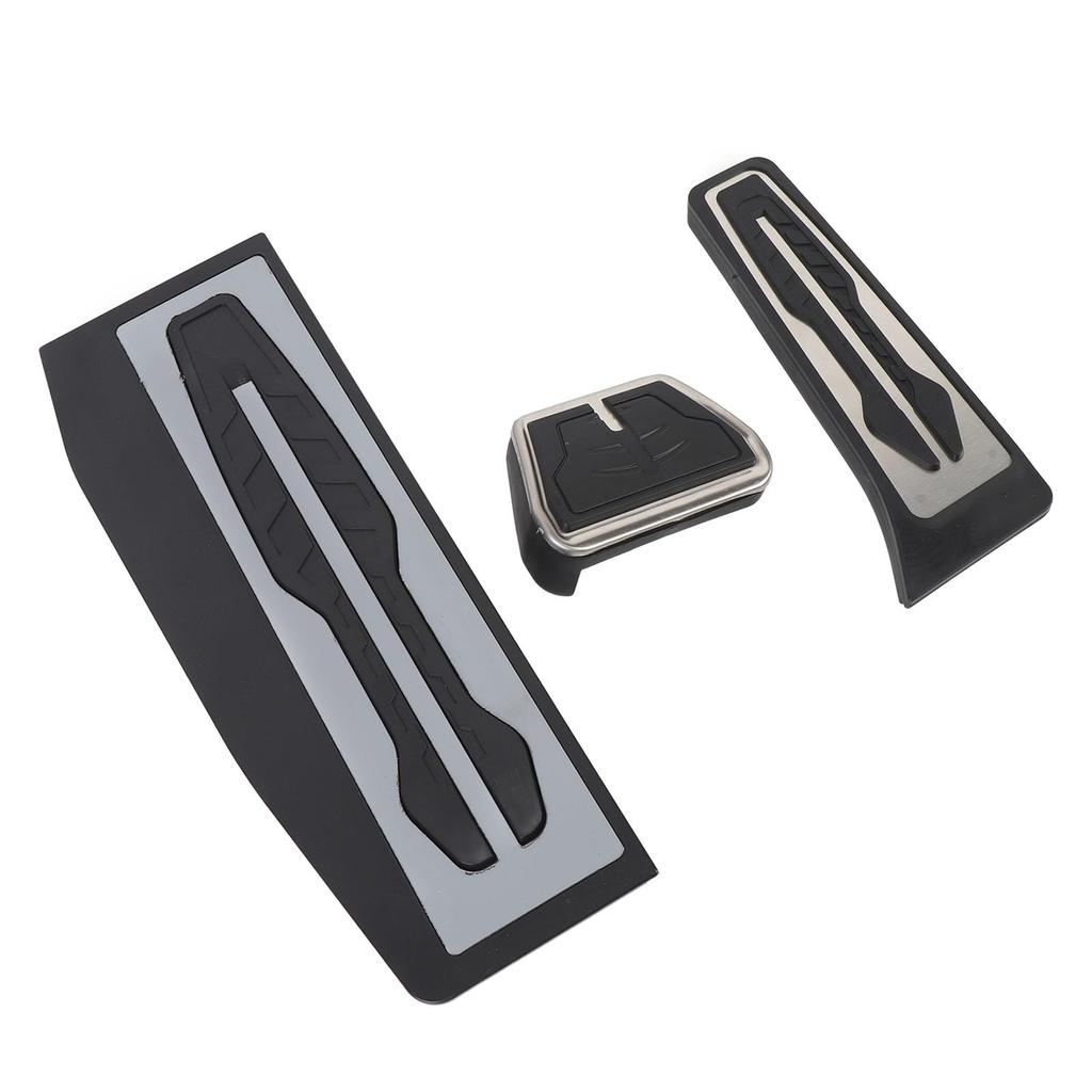 Footrest Gas Brake Pedal Cover Set Rubber Accelerator Brake Pedal Cover for F20 F21 F40 E30 E36 E46 E90 E91 E92 E93 F31 G20 G21 Non-Slip