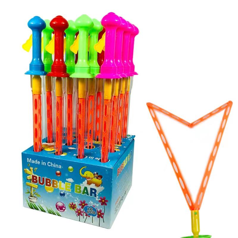 Large Bubble Wand Rapier for Street Vendors - Creative Toy with Concentrated Bubble Liquid