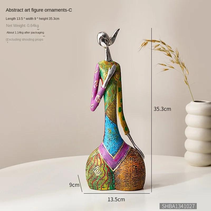 

Творческий Цвет Абстрактная Йога Фигура Украшение Дома Современное Искусство Картина Маслом Женская Скульптура Гостиная Настольное Украшение Подарок