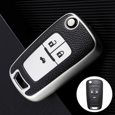 TPU Leather Car Key Case Cover Shell Fob 3/4 Buttons For Chevrolet Cruze Aveo Camaro Epica Lova Sail Spark Opel Astra Corsa