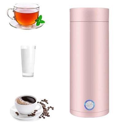 Tragbarer Wasserkocher, 400 ml, elektrischer Mini-Teekessel mit automatischer Abschaltung, tragbarer Wasserkocher aus Edelstahl für die Zubereitung von Tee und Kaffee