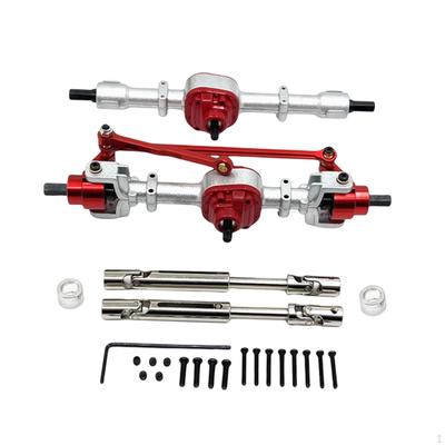 1/12 RC Front Rear Axle Assembly Car Accessory Modified Easy To Install with Drive Shaft