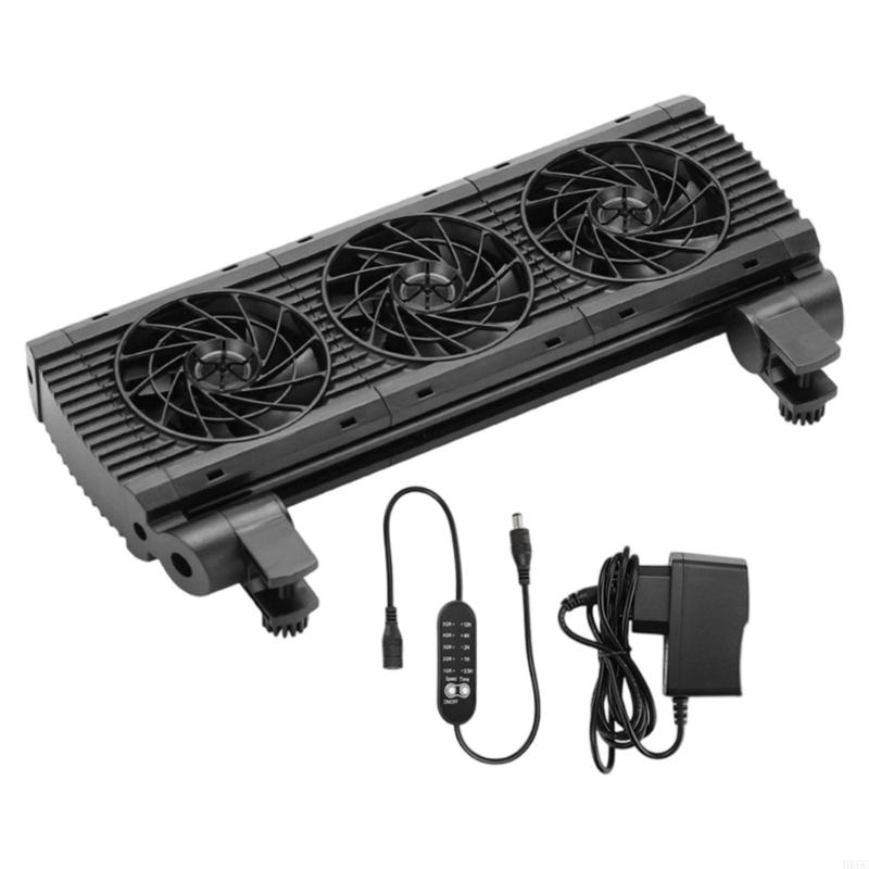 5 Level Speed Adjustable Cooling Fan Low Noise Cooling Device For Fishtanks Water Habitats Efficient Aquariums Clamp Fan HX6C