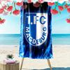 1. FC Magdeburg Print Beach Towel, Large Soft Quick Dry Towel for Beach Camping Swimming