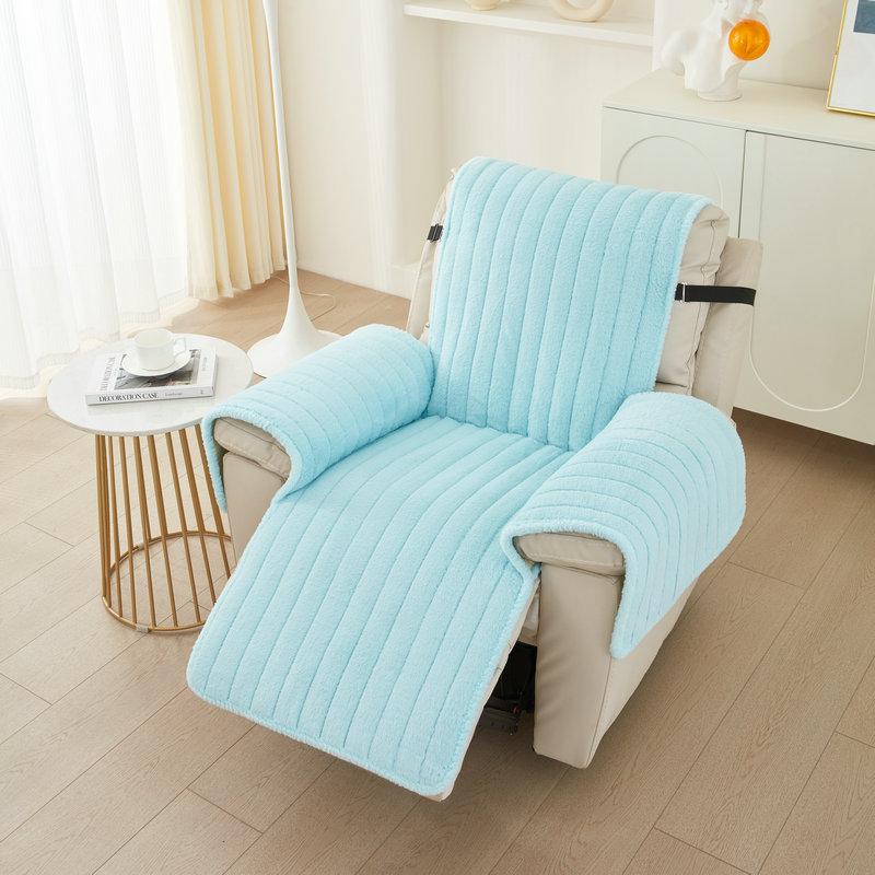 Sofa Cushion Plush Non-Slip Four Seasons Universal Single Sofa Slipcover Sets Integrated Cover Towel