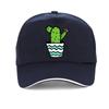 Cartoon eleUnisexts CACTUS print Baseball cap lovely girl sun hat Fashion summer Unisex Women snapback hats
