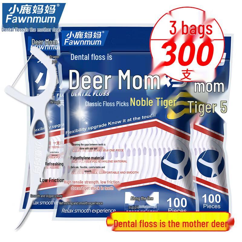 Little Deer Mom Dental Floss Picks