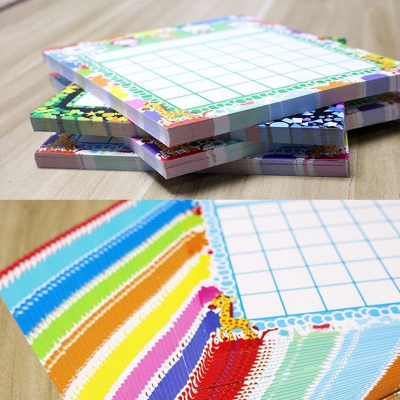 50 Pieces Classroom Incentive Chart Cartoon Children Positive Behavior Reward Board for Shool Teacher Student