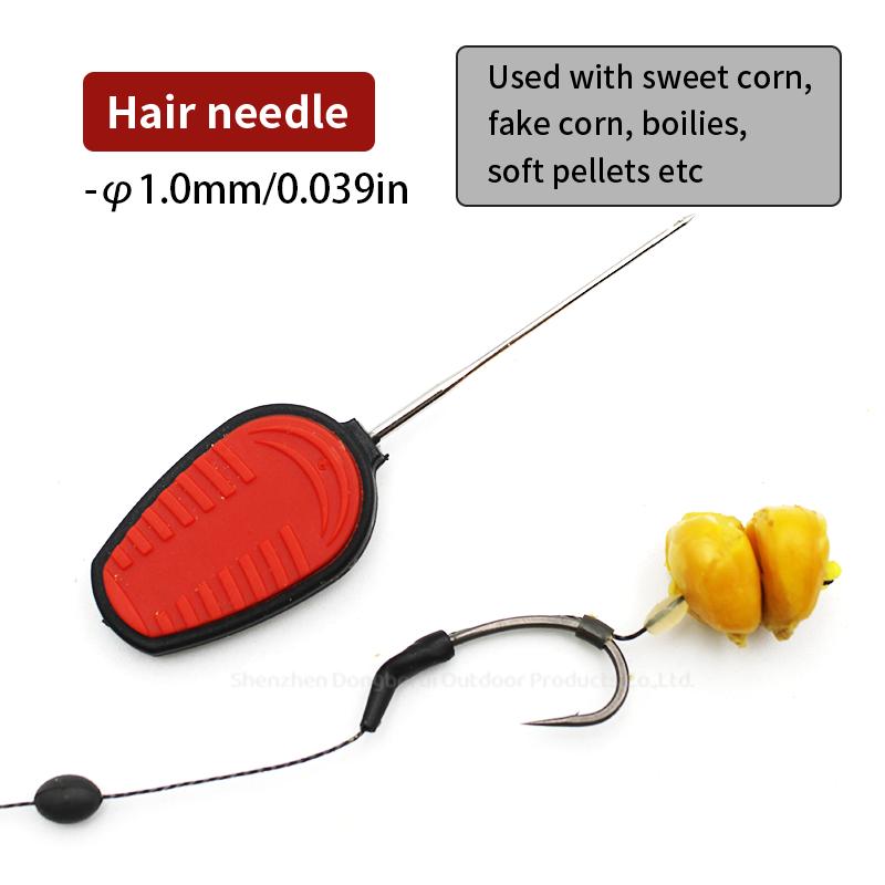 1PC Carp Fishing Tools Rigging Baiting Needles Hair Needle Fine Latch Needle Maggot Needle for Fishing Lure Baits Tackle