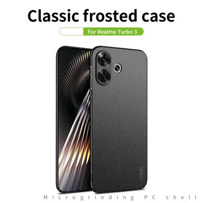 MOFI Shield Matte Series for Xiaomi Redmi Turbo 3 5G/Poco F6 5G Phone Case Anti-Fingerprint PC Phone Back Cover