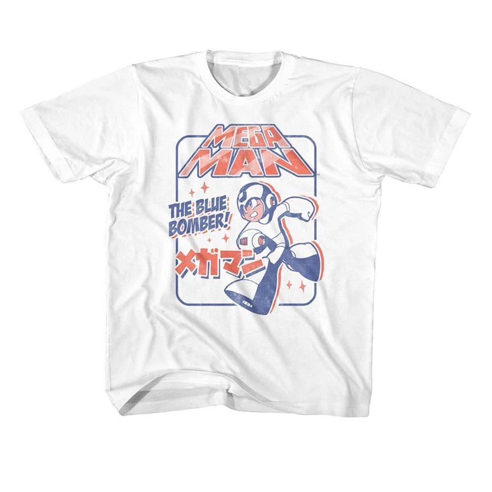 Mega Man Blue Bomber Again White Gaming Children s T-shirt 120
