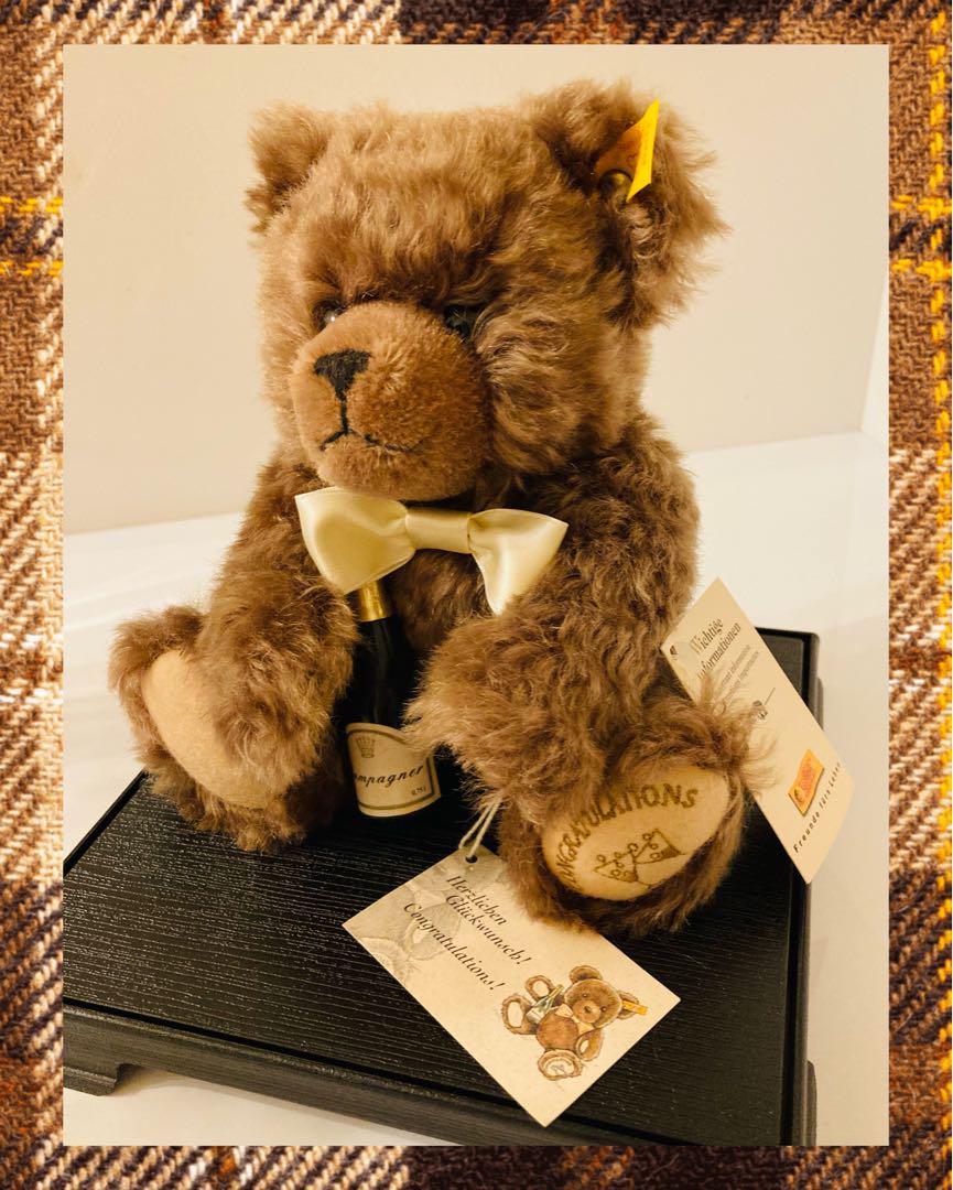 

[USED] Steiff Teddy Bear Made in Germany Congratulations Edition No.