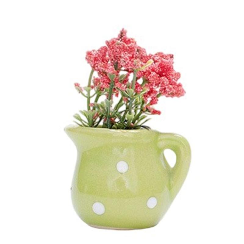 Keramisk Kylskåpsmagnetisk Liten Vas   Blomvas Klistermärke Underhåll Kreativt  Projekt
