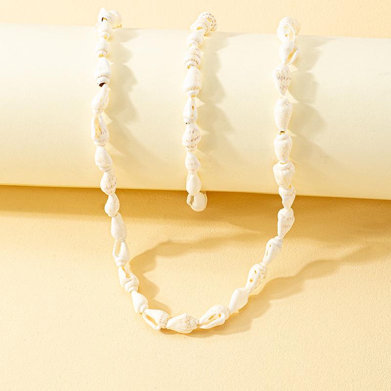 European and American Shell Fashion Simple White Choker Necklace