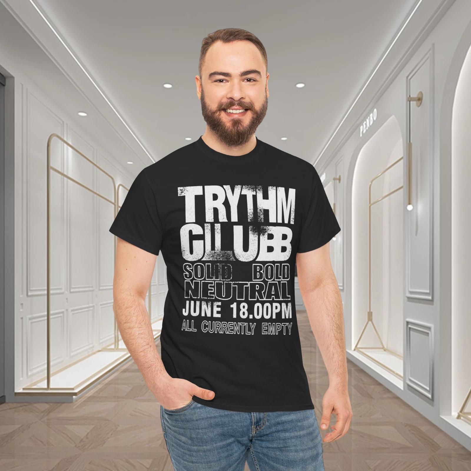 Try Them Club Grunge Typography Graphic T-Shirt 4XL