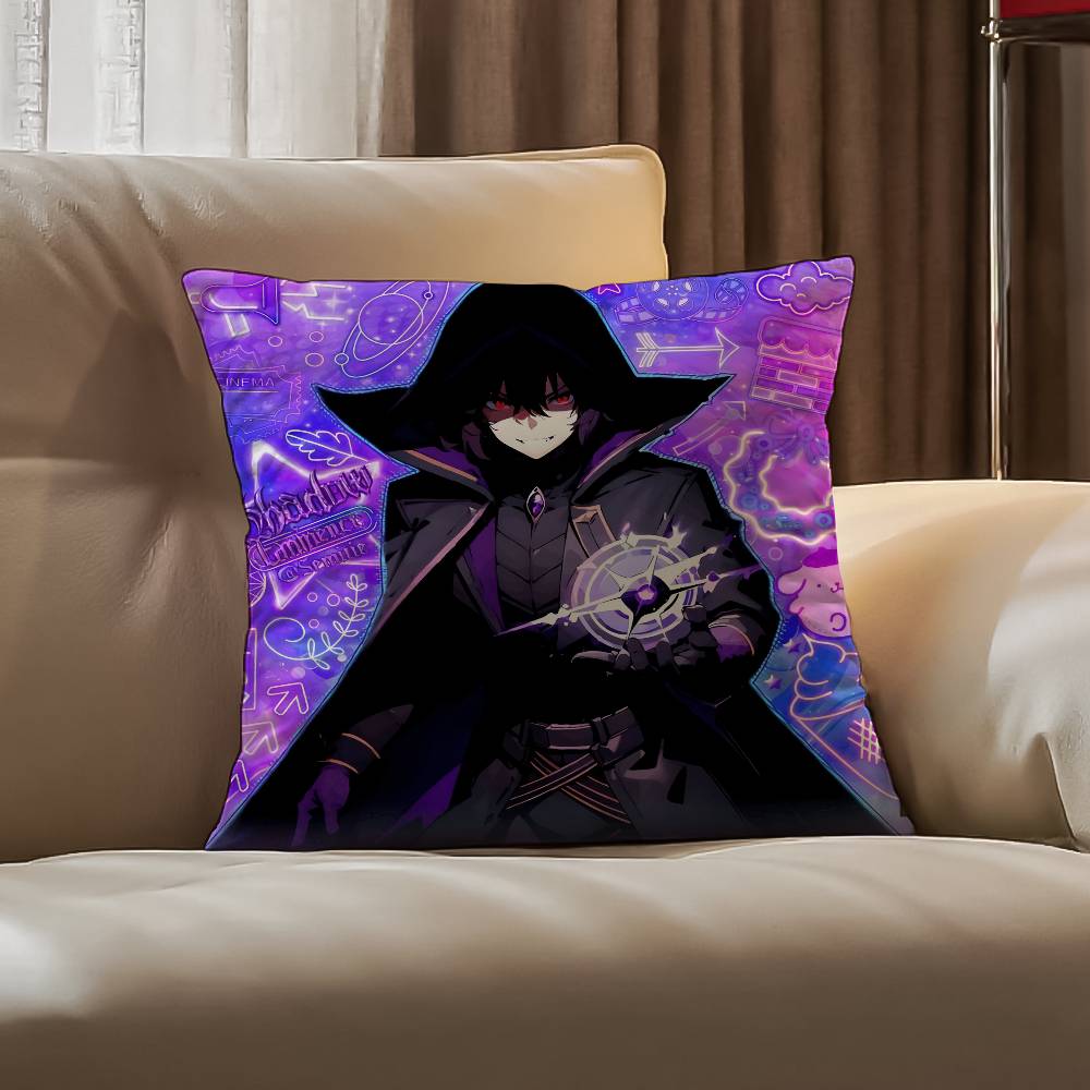 The Eminence In Shadow Anime Pillow Case Anti-dustmite Pillowcase Invisible Zipper Silky Short Plush Sofa Cushion Cover
