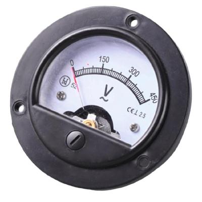 Voltmeter AC0-300Volt AC0-450V Round/Square Analog Dials Panel Meter Voltmeter Gauge Black Voltage Gauge