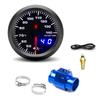 52mm Car Water Temperature Gauge 40~140 ℃ 7 Colors Backlight With Water Temp Sensor Water Temp Joint Pipe Sensor Adapter 1/8 NPT