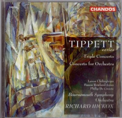 CD SIR MICHAEL TIPPETT, LEVON CHILINGI - Triple Concerto, Concerto For Orche CHAN9384 Chandos 1995 UK Classical Used