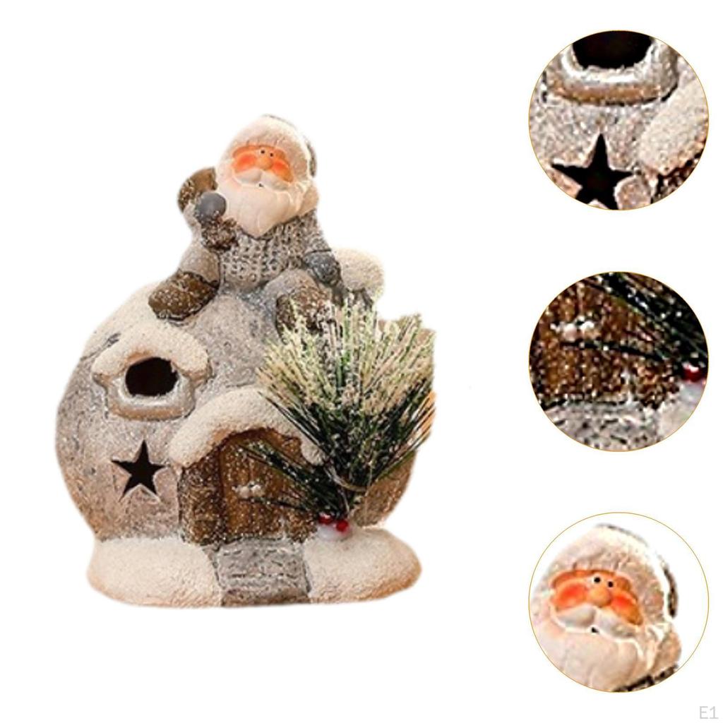 Christmas Figurine Decoration Home Decor Party Table Centerpieces Prop Collection Lighted