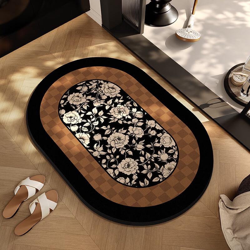 Light Luxury Absorbent Quick-Dry Bathroom Mat