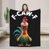 Halloween Gamer Pumpkin Crow Raven Bird Plush Flannel Blanket for Kids Soft Warm Bedspread Throw for Home Gift
