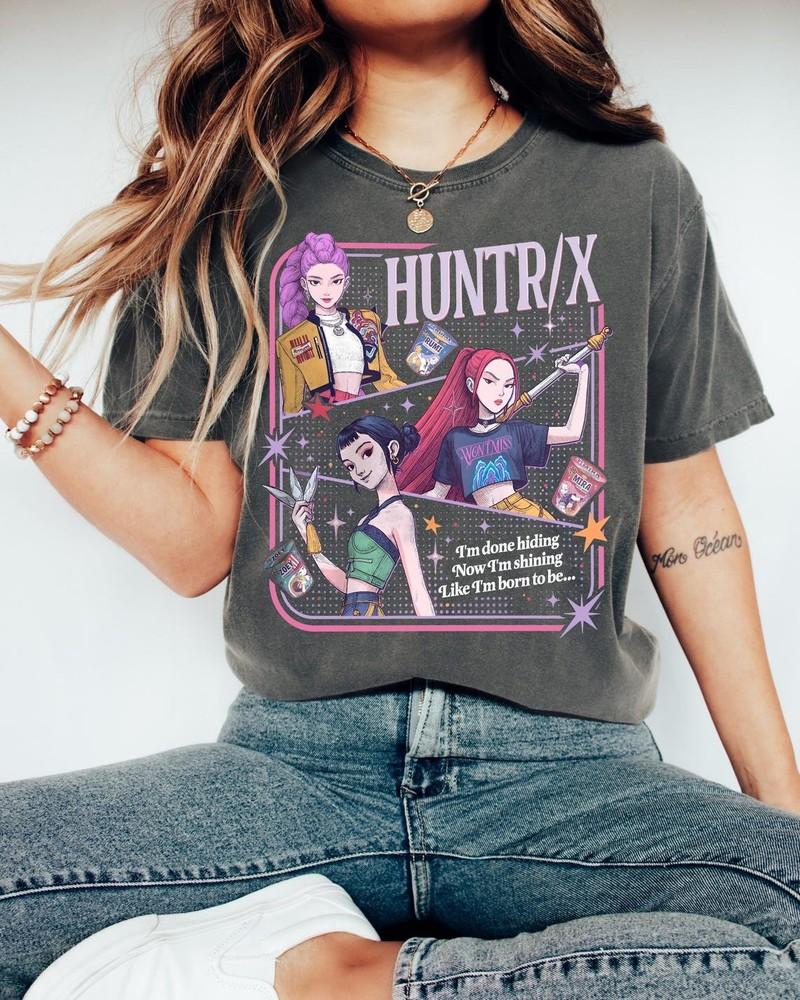 Huntrix Demon Hunters T-Shirt, Huntrix Girls TShirt, Mira Rumi Joey Shirt Unisex T-Shirt M
