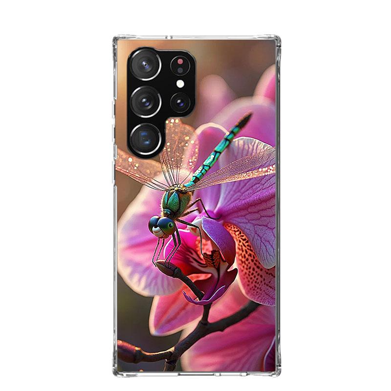 Beautiful Dragonfly Enthusiasts Phone Case For Samsung Galaxy S26 S25 Edge S24 S23 FE S22 Ultra S21 Plus S20 + Fundas Cover Coqu