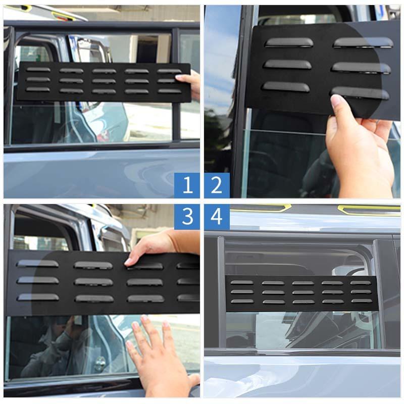 Panou de Ventilație Jaluzea Lunetă Spate Pentru Jetour Traveler 2023up Pentru Jetour Shanhai T2 2024 Up Versiune 4 Uși Accesorii Exterioare Auto