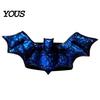 Bat Shape Window Drapes Holders Halloween Curtain Tieback, Glossy Holder, Gothic No Drill Drapery Holdbacks Holdback for Home Theme Party Haunted