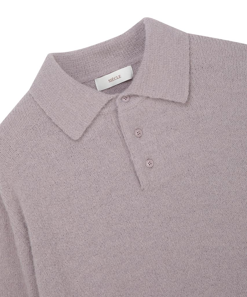 SIECLE Alpaca Polo Knit (Dusty Pink)