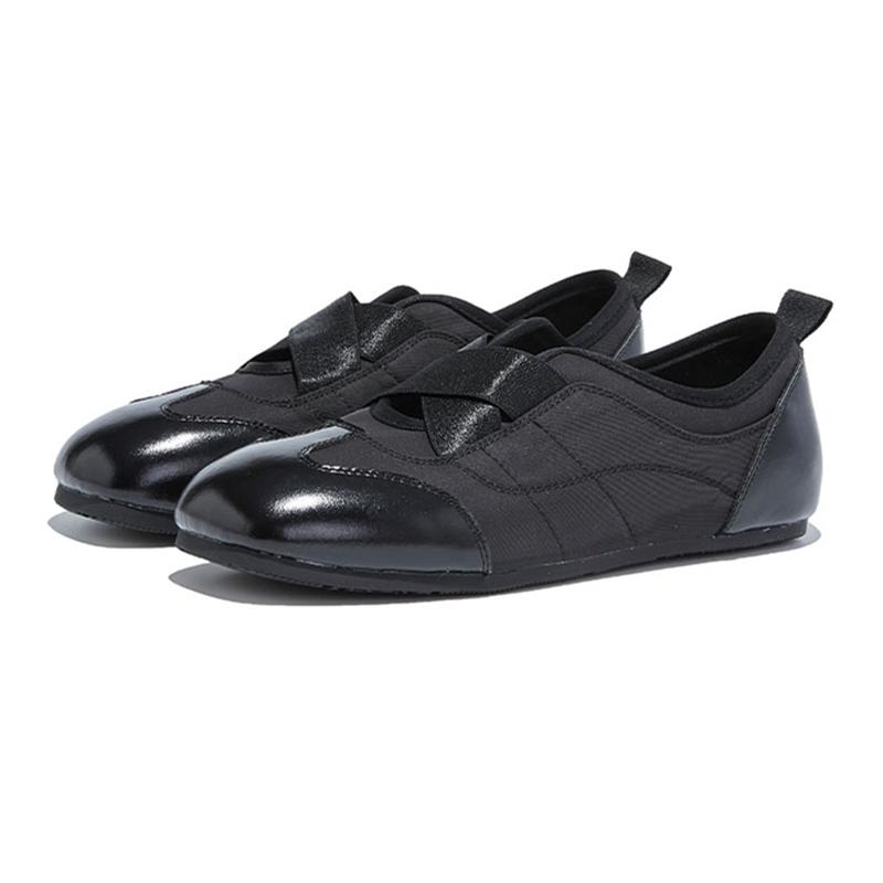Fashion AIYUQI Women's Sneakers Casual Ballet Shoes Women Flat Genuine Leather Large-Size Elasticated Female Virtue Training Shoes